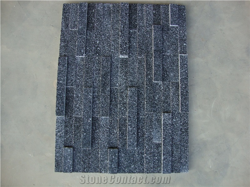 Exterior Black Granite  Wall Panel For Sale