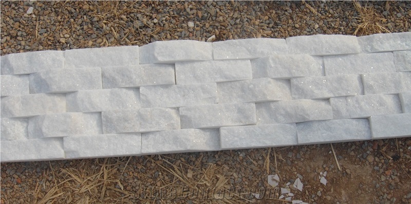 Hot Sale Exterior Pure White Quartzite Wall Panel