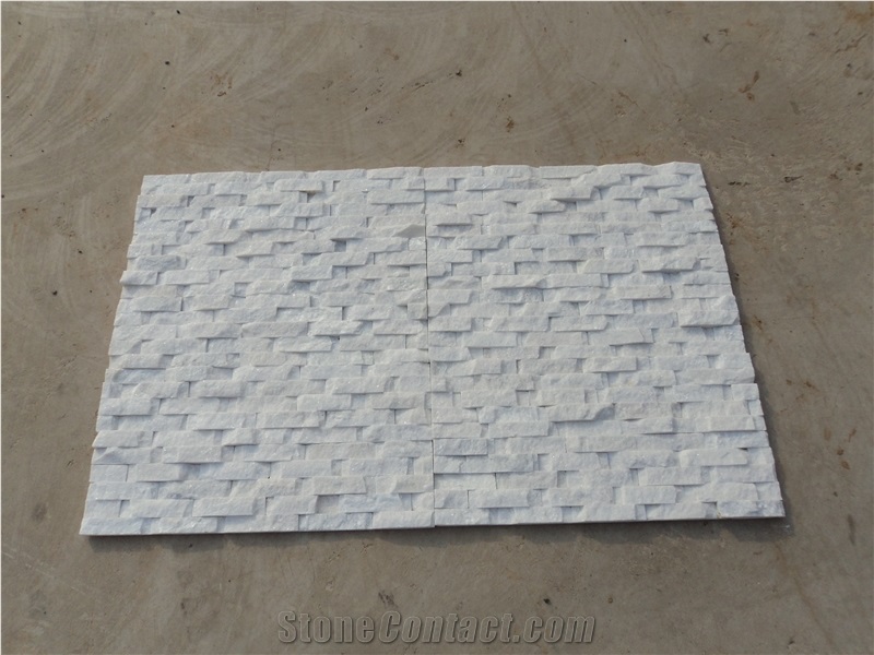Hot Sale Exterior Pure White Quartzite Wall Panel
