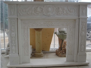 Indoor Decorative Marble Fireplace Fireplace Mantel