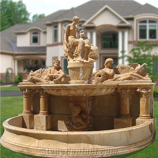 Modern Sculpture Garden Water Fountain Outdoor For Sale