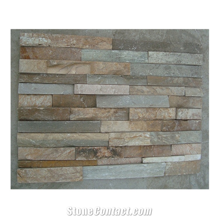 Natural Slate Culture Stone Cladding Exterior Wall Panel