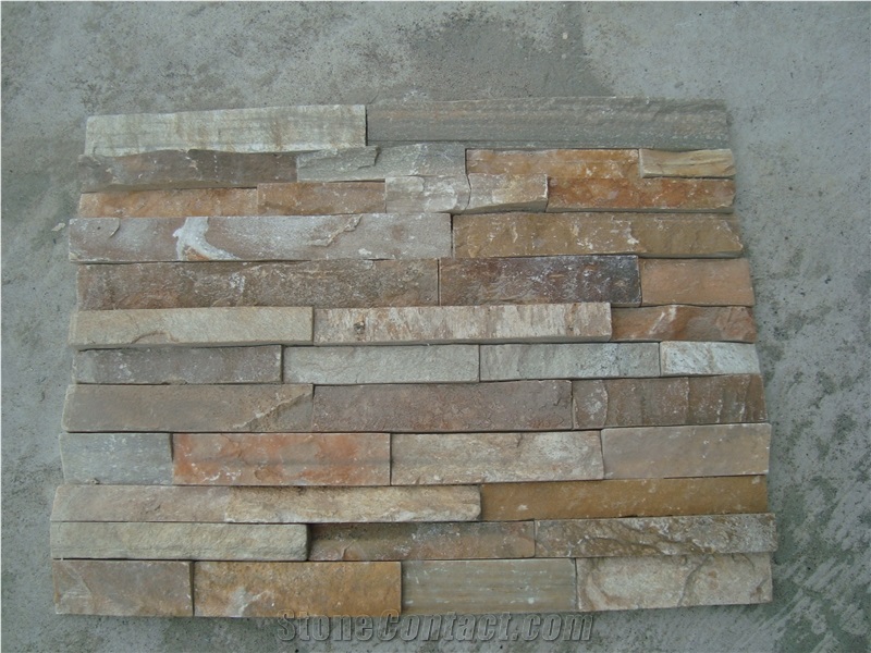 Natural Slate Culture Stone Cladding Exterior Wall Panel