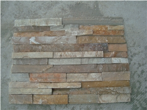 Natural Slate Culture Stone Cladding Exterior Wall Panel