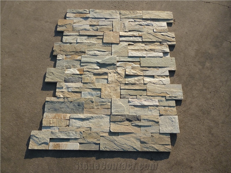 Natural Slate Culture Stone Cladding Wall Panel