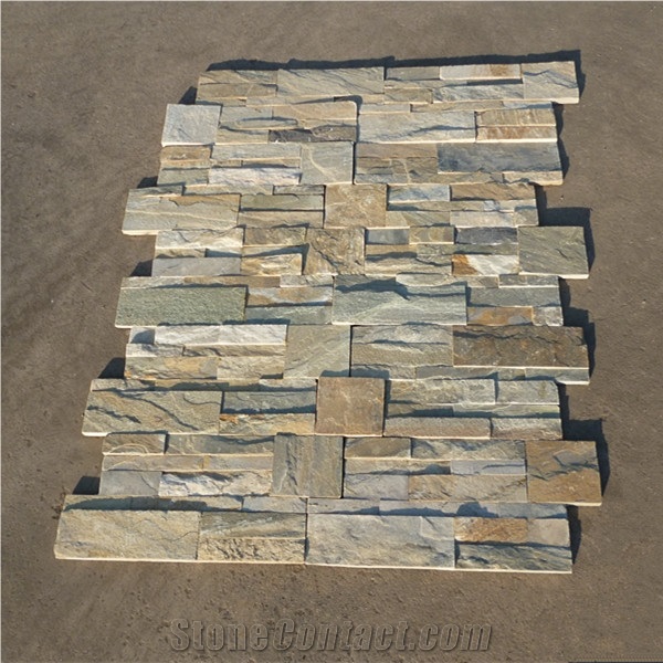 Natural Slate Culture Stone Cladding Wall Panel