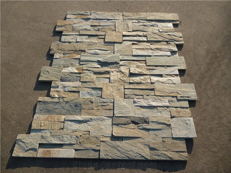 Natural Slate Culture Stone Cladding Wall Panel