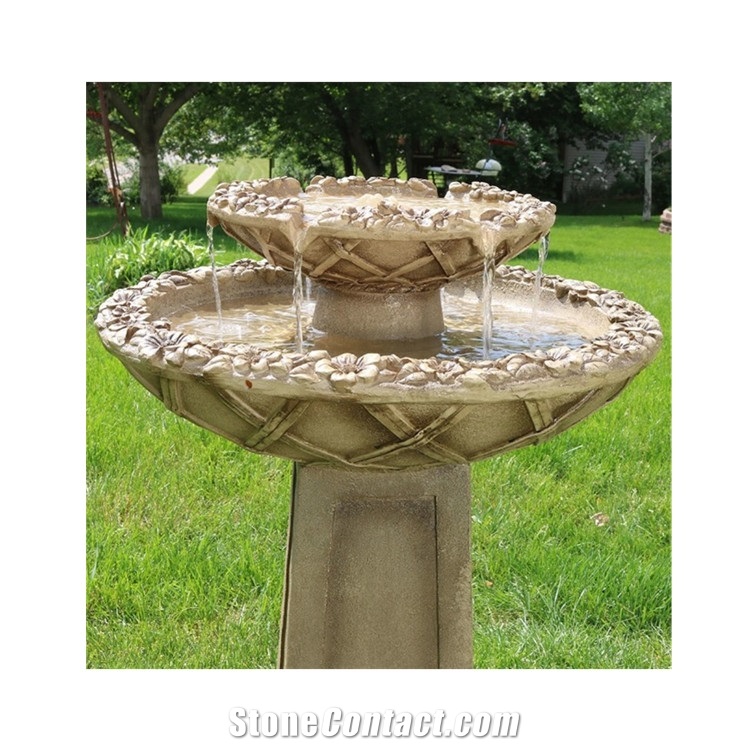 Natural Stone Garden Fountain For Sale