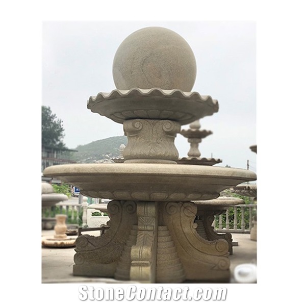Natural Stone Waterfalls And Water Fountain