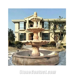 Natural Stone Waterfalls And Water Fountain