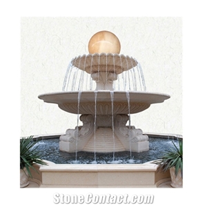 Natural Stone Waterfalls And Water Fountain