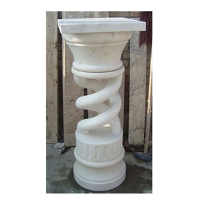 Nature Marble Columns Decorative Roman Column Mold