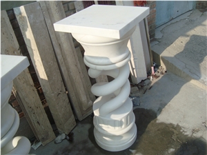 Nature Marble Columns Decorative Roman Column Mold
