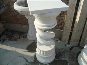 Nature Marble Columns Decorative Roman Column Mold