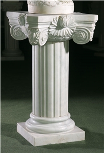 Nature Marble Columns Decorative Roman Column Pillar