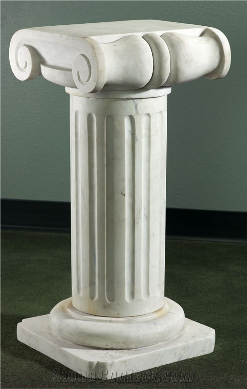 Nature Marble Columns Decorative Roman Column Pillar