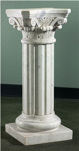 Nature Marble Columns Decorative Roman Column Pillar
