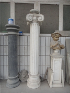 Nature Marble Columns For Wedding Decorating