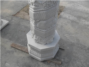 Nature Marble Columns Roman Column For Sale