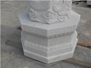 Nature Marble Columns Roman Column For Sale