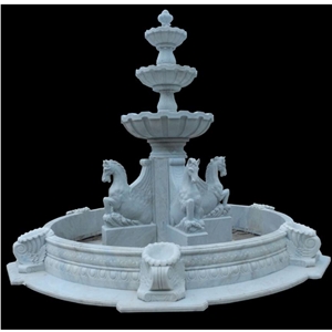 Outdoor Life Size Decoration Gold Garden Sculpture Fountain
