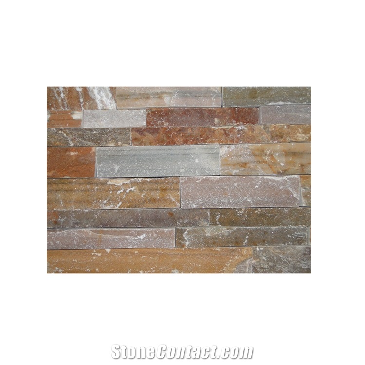 Rusty Wall Cladding Panels Exposed Wall Stone