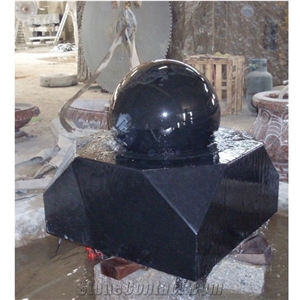 Sculpture Modern Water Fountain, Floating Ball Fountain