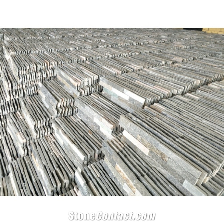 Slate Culture Stone Cladding Exterior Wall Panel For Sale