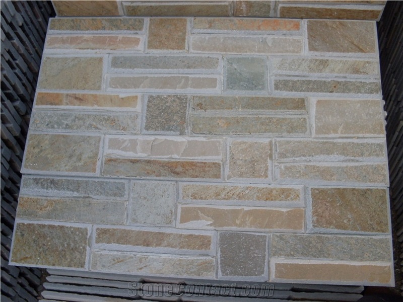 Slate Culture Stone Cladding For Outdoor Wall For Sale