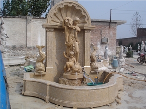 Water Fountain Human Statue Outdoor For Garden
