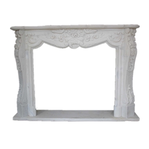 White Modern Style Fireplace Fireplace Surround For Sale