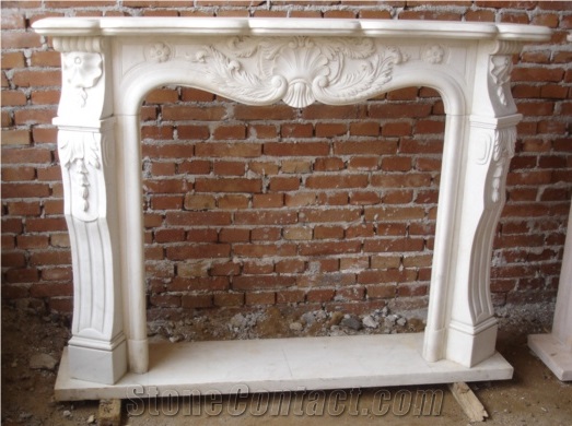 White Modern Style Fireplace Fireplace Surround For Sale