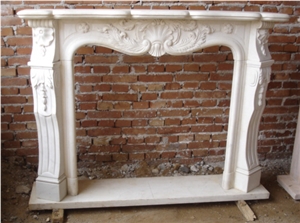 White Modern Style Fireplace Fireplace Surround For Sale