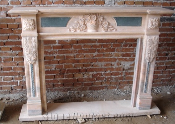 White Modern Style Fireplace Fireplace Surround For Sale