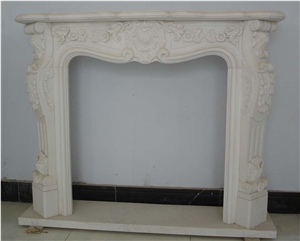 White Modern Style Fireplace Fireplace Surround For Sale