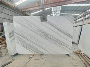 Natural Stone Polished White Volakas Marble Slabs Natural Stone Polished White Volakas Marble Slabs