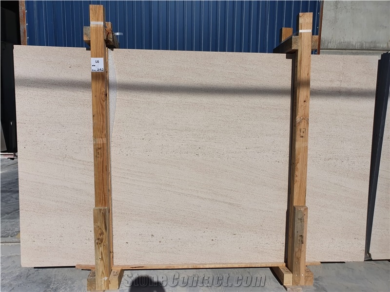 Moca Cream Limestone Polished Finish Medium Grain Tiles