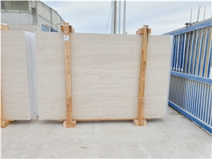 Moca Cream Limestone Polished Finish Medium Grain Tiles