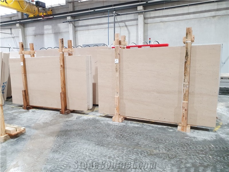 Moca Cream Relvinha Limestone Slabs