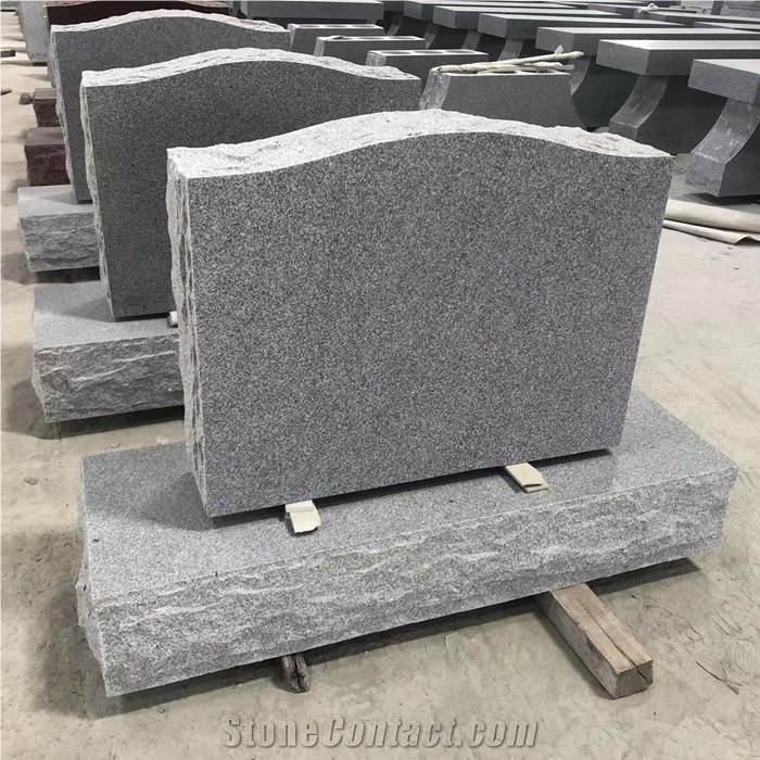 China Factory Granite Slant Marker With Bases