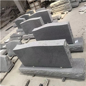 China Factory Granite Slant Marker With Bases