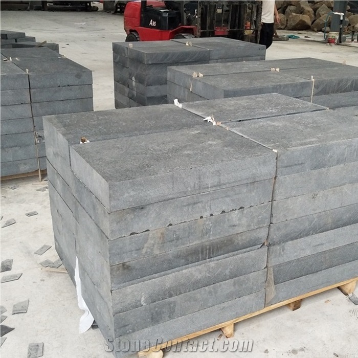 China Flamed G684 Black Basalt Tiles