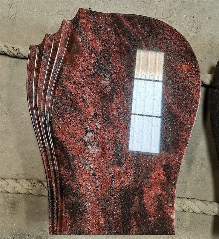 Romantic Red Granite Headstones