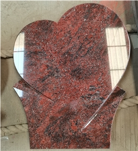 Romantic Red Granite Headstones