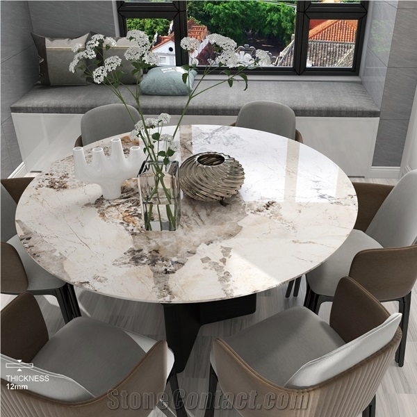 On Sale Thickness 12Mm Sintered Stone Big Slab For Tabletop