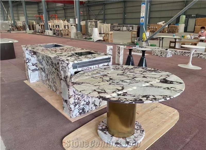 Calacatta Viola Marble Slab&Tiles For Project