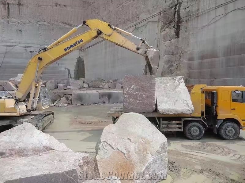 Charme Red Granite Blocks For Project