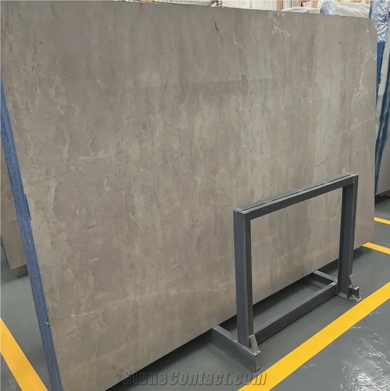 China Stone Caesar Grey Marble Slab Modern Ash Marble Tiles