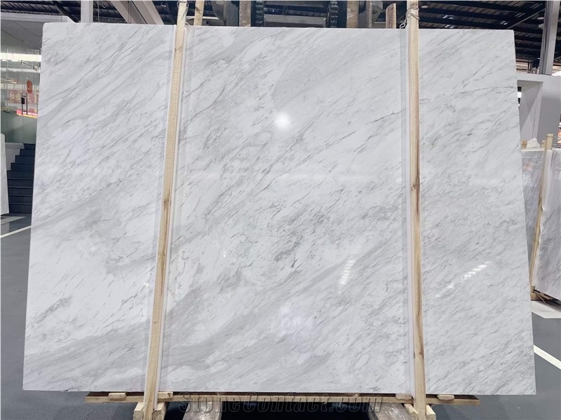 Factory Price Volakas White Marble Flower Type