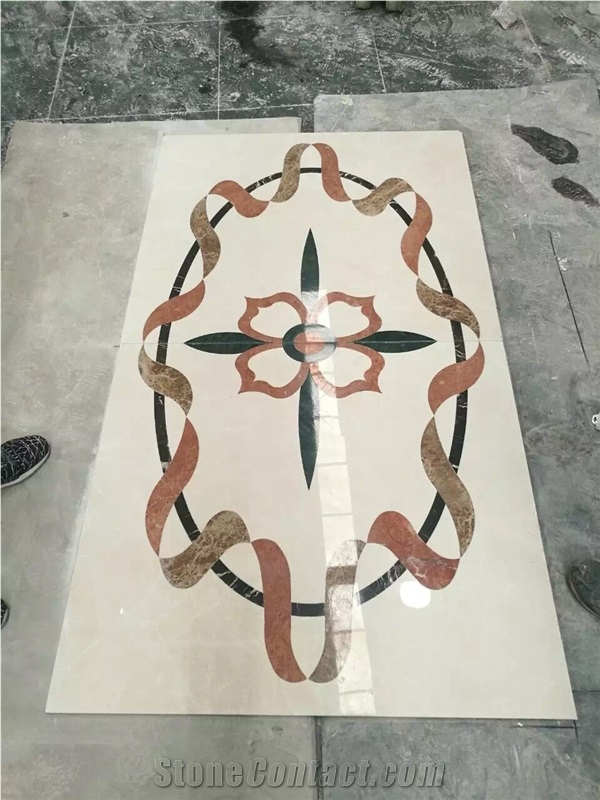 Factory Price Waterjet Medallion For Floor With High Quality